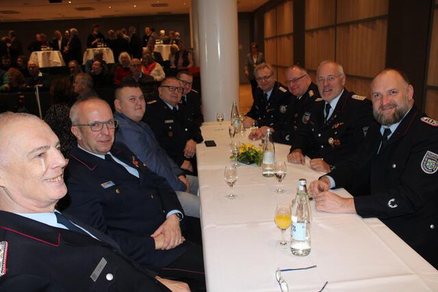 Immer gern gesehen bei den Neujahrsempfängen: die Abordnung der Buchholzer Feuerwehren