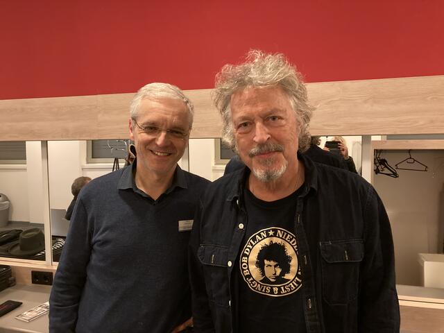 Ihn schätzt er besonders: Onne Hennecke (li.) mit BAP-Sänger Wolfgang Niedecken | Foto: Tina Niedecken