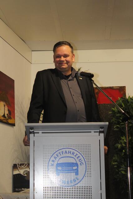 Obermeister Ulrich Tietjen am Rednerpult