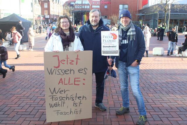 Vom Verein "Feuer und Flamme für Buchholz" (v.li.): Cornelia Cornels-Selke, Christoph Selke und Andreas Ziesemer | Foto: pm