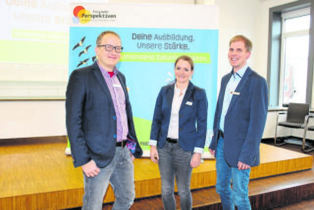 Zur Arbeitsgruppe für die Kampagne gehören (v.li.) Eike Steinenböhmer, Marei Mahler, Clemens Schumacher sowie (nicht auf dem Foto) Sandra Cordes und Michael Krüger | Foto: sb