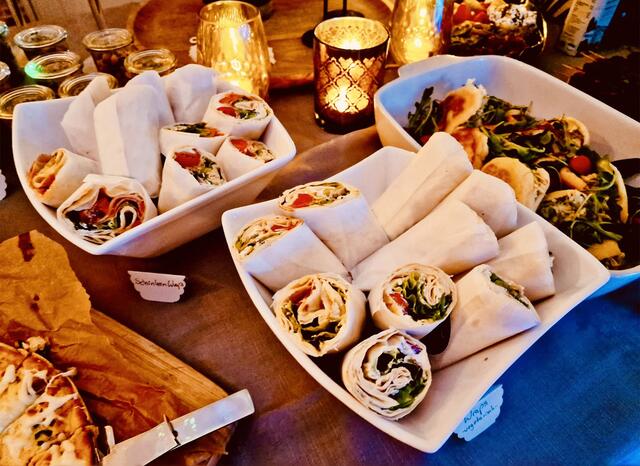 Verschiedene Wraps - nach individueller Beratung hergestellt | Foto: Café Herr Nilsson