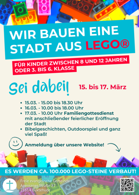 Bei der FeG Buxtehude werden bald die Lego-Steine ausgepackt | Foto: FeG Buxtehude 