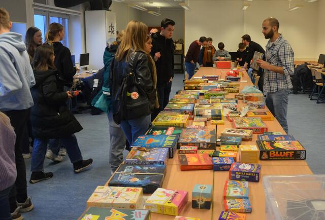 Das Spieleangebot im Gymnasium war sehr abwechslungsreich | Foto: Silke Rauscher