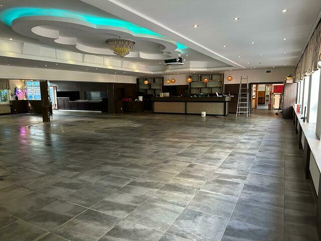 Der Saal vom ehemaligen Asia-Restaurant "China Garden" ist augenscheinlich noch gut in Schuss | Foto: Hartlef