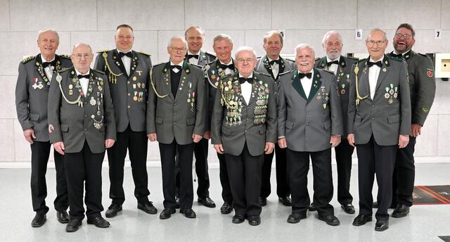 Geehrte und Neugewählte des Hollenstedter Schützenvereins | Foto: Hollenstedter Schützenverein
