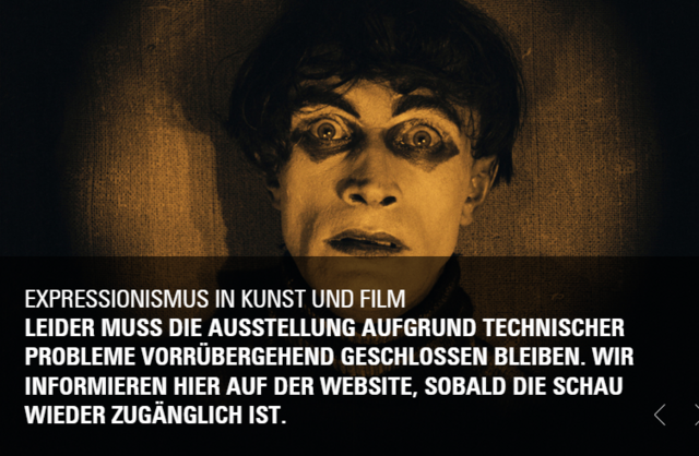 Dieser Hinweis findet sich aktuell (15. März) auf der Homepage der Museen Stade. Inzwischen steht fest, dass Expressionismus-Sonderausstellung komplett abgesagt ist | Foto: Museen Stade