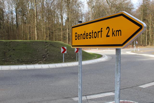Ab sofort gehts hier nach Bendestorf: der Kreisverkehr im Kleckerwald | Foto: pm
