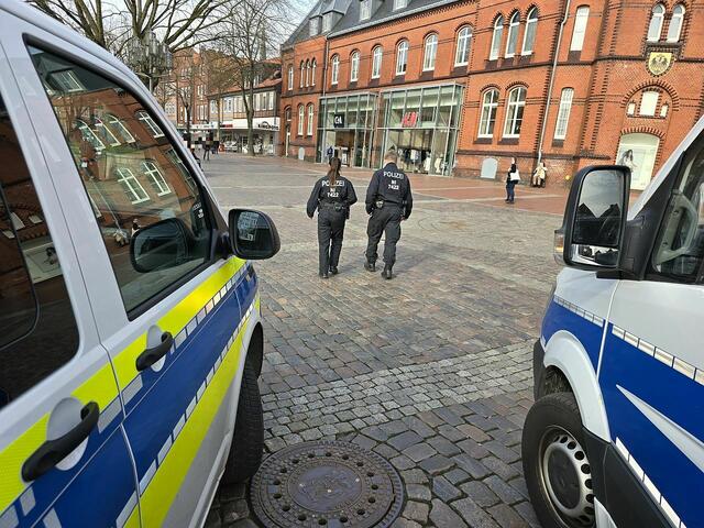 Die Polizei hat ihren Streifendienst in Stade verstärkt | Foto: Polizei