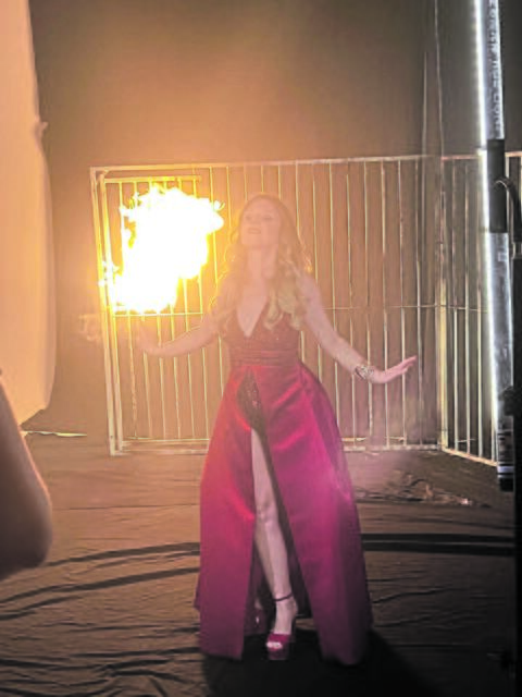 Beim Dreh des Videoclips ging es heiß her | Foto: Sieben