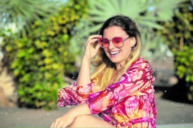 Nadine Sieben in Urlaubslaune | Foto: Patricia Doubek Photography Fuerteventura