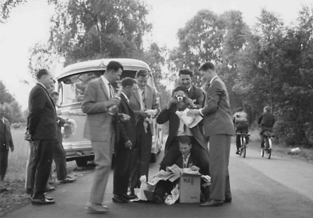 Machten auch gern mal Unfug: die Mitglieder des Blaue-Bohne-Schießklubs in den 1950ern | Foto: BB