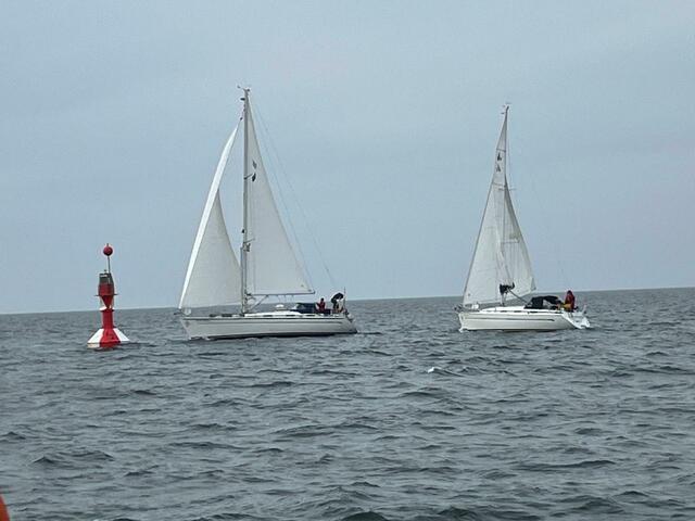Das Ansegeln fand wie gewohnt auf der Ostsee vor Heilgenhafen statt | Foto: SKB