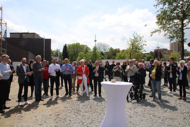Rund 75 Gäste kamen zum Richtfest