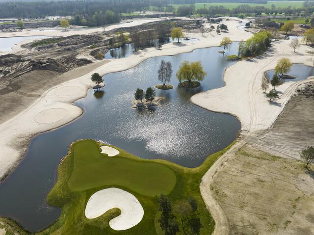 Es ist schon einiges zu sehen von dem neuen West-Course | Foto: Stefan von Stengel
