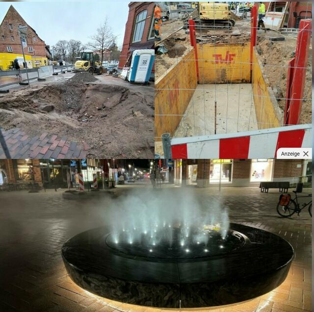 Von einer Kuhle zum schönen Wasserspiel. | Foto: Rüdiger Störtebecker