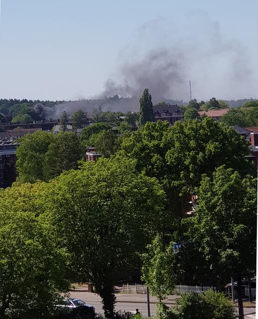 Die Rauchsäule war von Weitem zu sehen | Foto: privat