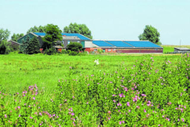 2005: Die erste große Solarstromanlage. Im Landkreis Stade entsteht die bis 2005 größte Solarstromanlage auf der Dachfläche eines landwirtschaftlichen Gebäudes | Foto: Archiv