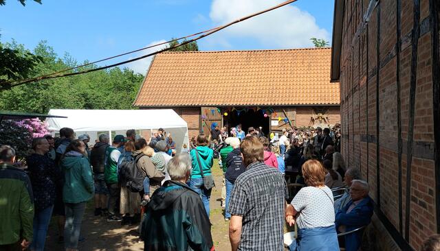Viele Besucher nutzten das gute Wetter für einen Besuch des Pfingstvergnügens  | Foto: Verein Postkutsche Lüneburger Heide e.V.