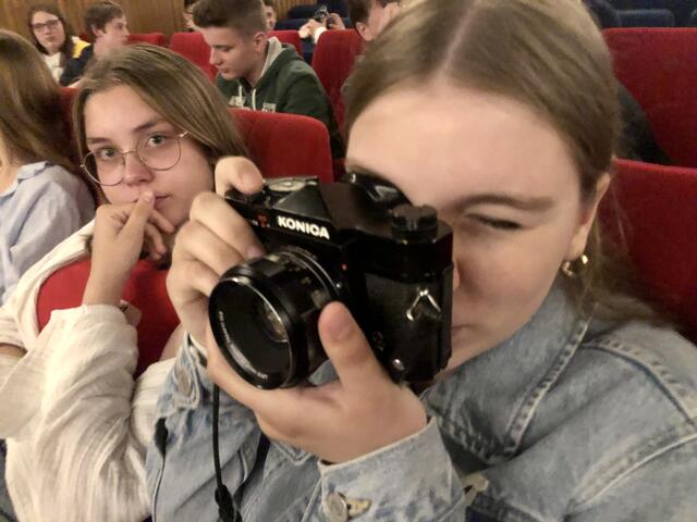 Die meisten Schüler arbeiteten zum ersten Mal mit analoger Kamera | Foto: Filmmuseum