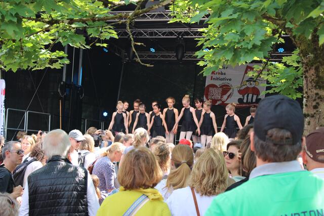 Vor der großen Bühne - hier beim Auftritt von jungen Showtänzerinnen von Blau-Weiss Buchholz - war es meist rappelvoll | Foto: pöp
