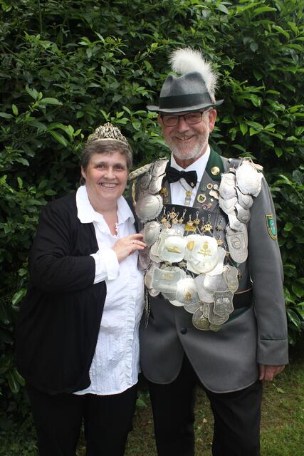 Das Königspaar Ulrich "Der Kreuzfahrer“ und Steffi „Die Glückliche“ Janssen