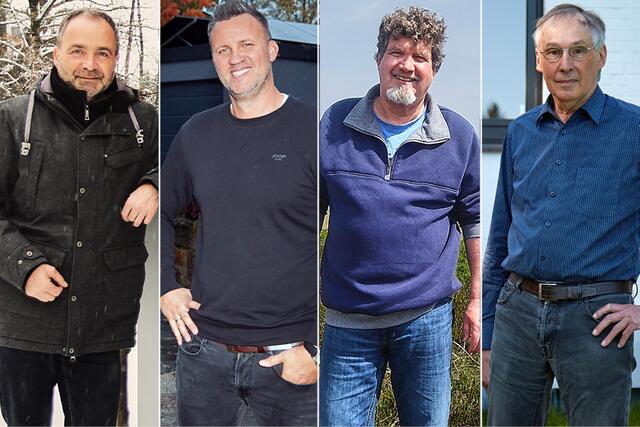 Berichten von ihren Erfahrungen: (v. li.) Markus Helmann, Zeljko Kamenjasevic, Wolfgang Reichert und Robert Limper | Foto: Helms