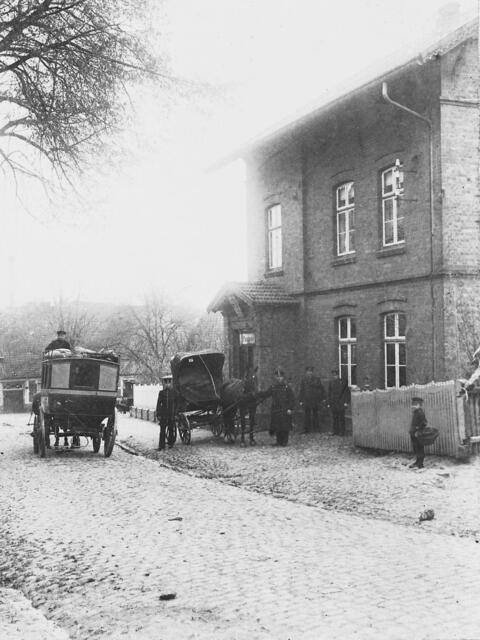 An dieser Stelle muss das Gebäude des Hausvogt gestanden haben in dem das Feuer ausbrach | Foto: Samtgemeindearchiv