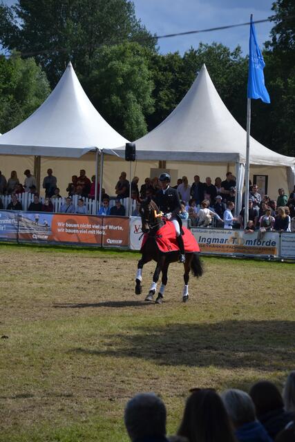 Sieger der Klasse S** Intermediaire I: Peter Koch (RV Harsefeld) mit Veda 4 