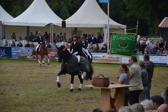 Neue Kreismeisterin Dressur in der Kategorie alle Leistungsklassen: Nina Bücker (RV Fredenbeck) mit Ronney