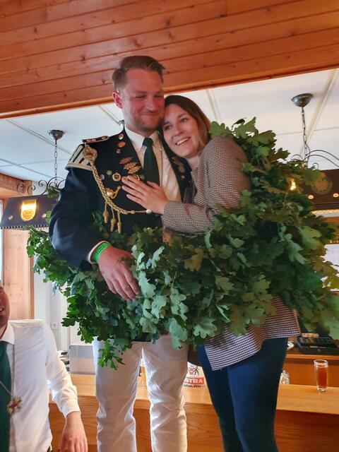 Christoph Schlüter und Lea Ronge | Foto: Schützenverein Klecken
