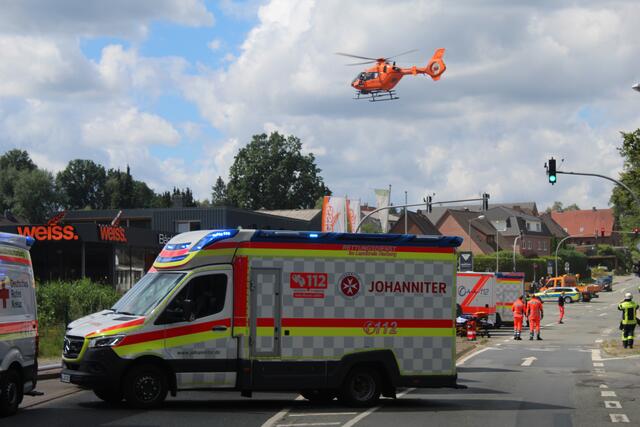 Zwei Hubschrauber wurden gerufen | Foto: pm