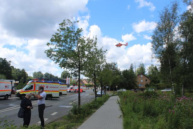 Zwei Hubschrauber wurden gerufen | Foto: pm