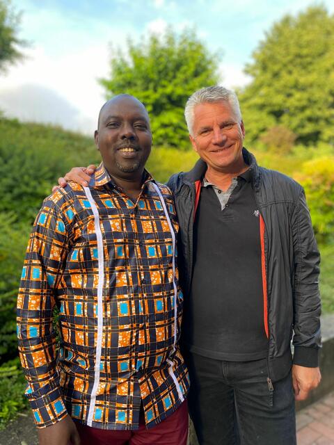 Die Pastoren Janvier Nduwajo und Martin Stegmaier vom Christus Centrum Tostedt | Foto: Christus Centrum Tostedt