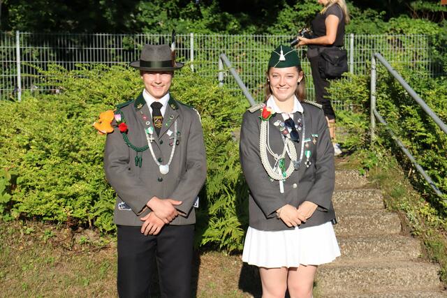 Jugendbester Tim Wendtland und Jugendbeste Sofie Ockelmann | Foto: Schützenverein Sauensiek
