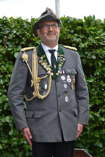 Kampens Schützenpräsident Reinhard Koops | Foto: bim