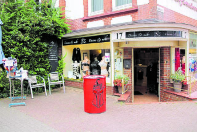 Die BH-Spenden können bei "Sie Dessous" abgeben werden