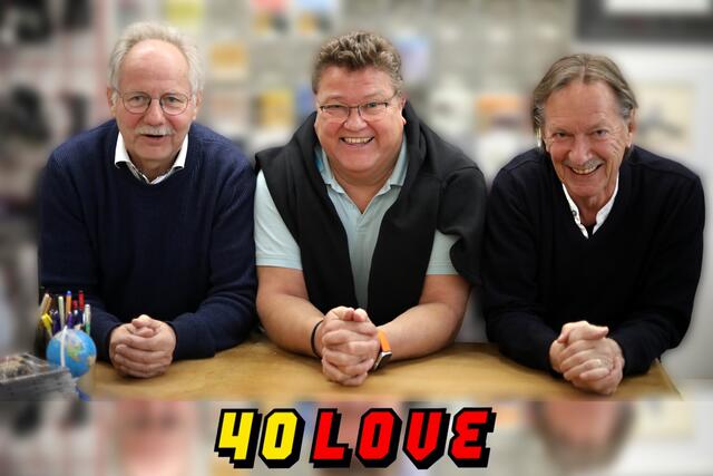 Achim Wiechern (v. li.). Ulrich Mayntz und Peter Schmidt begeistern ihre Fans   | Foto: 40 Love