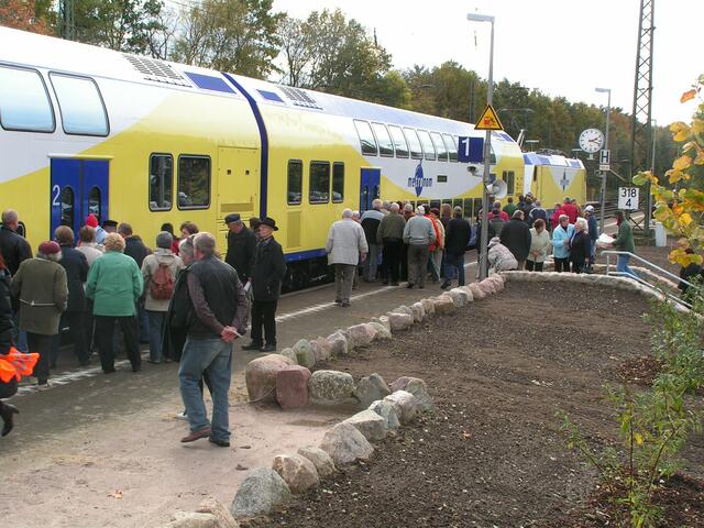 Der Metronom hielt damals noch auf Gleis 1 | Foto: Ulrich
