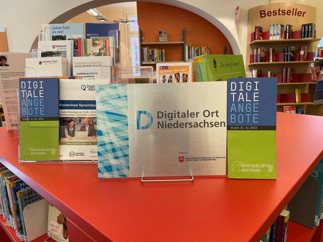 Die Stadtbibliothek wurde als Digitaler Ort ausgezeichnet | Foto: Hansestadt Buxtehude