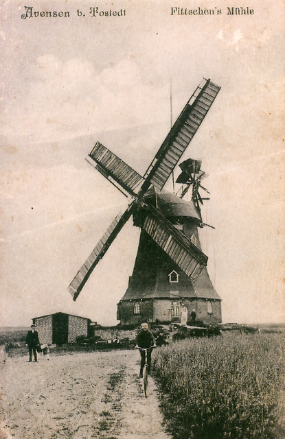 Avensener Mühle Haus Nr. 44 um 1907