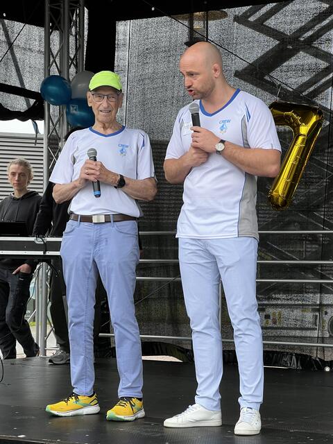 Erfolgreiches Duo: Arno Reglitzky (li.) und Alexander Hampfe (beide Blau-Weiss Buchholz) | Foto: André Welle