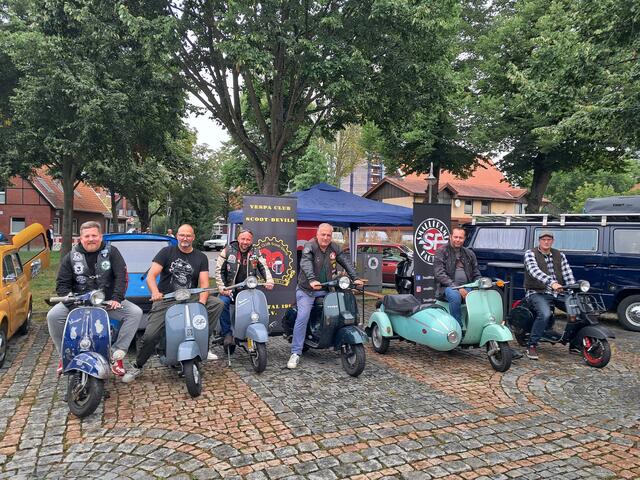 Oldtimer auf zwei Rädern: Vespas | Foto: Anika Werner