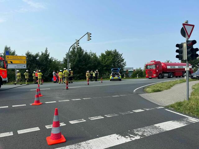 Stade - Unfallstelle B 73 | Foto: Polizeiinspektion Stade