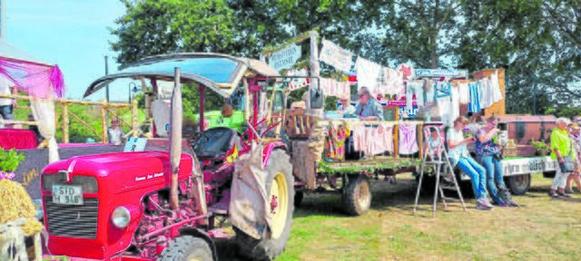 Jeder Festwagen ist mit viel Liebe zum Detail geschmückt und steht unter einem anderen Motto