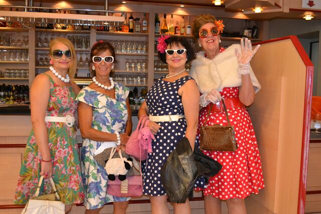 Die humorvollen Ladies der A cappella-Gruppe "Herzen in Terzen" begeisterten das Publikum | Foto: bim