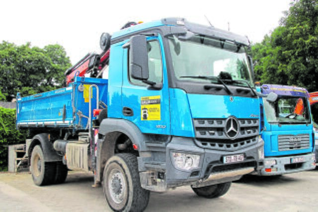 Der Lkw mit Greifarm wurde vergangenen November 
angeschafft | Foto: wd