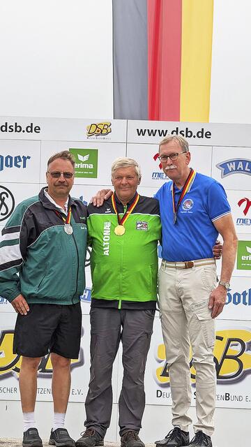 Im Herren 4 Einzel belegte Thorsten Behn den dritten Platz (Bronze) | Foto: Verein