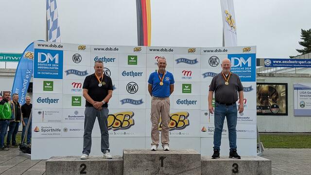 Waldemar Schanz erreichte im Herren 3 Einzel nochmals den ersten Platz (Gold) | Foto: Verein