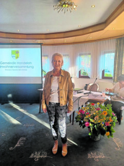 Kirsten Blanck bei einer Einwohnerversammlung im vergangenen Jahr | Foto: S. Kröger
